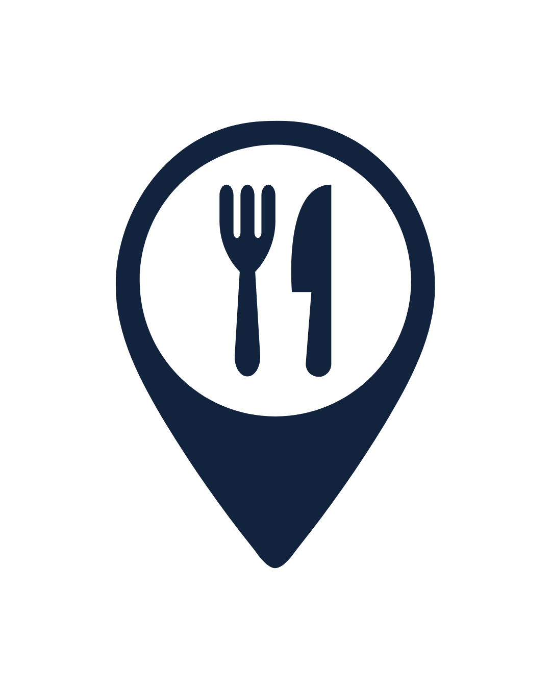 pin location of restaurant